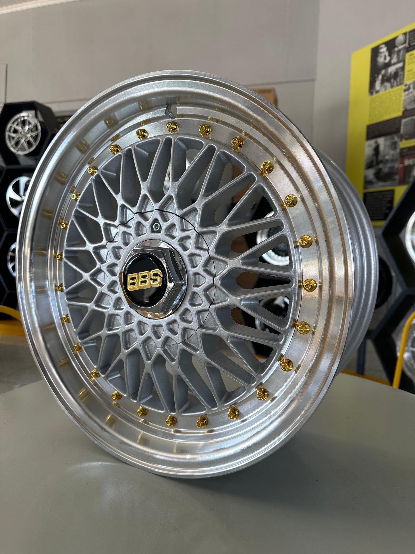 16" BBS 4X100/114 SILVER