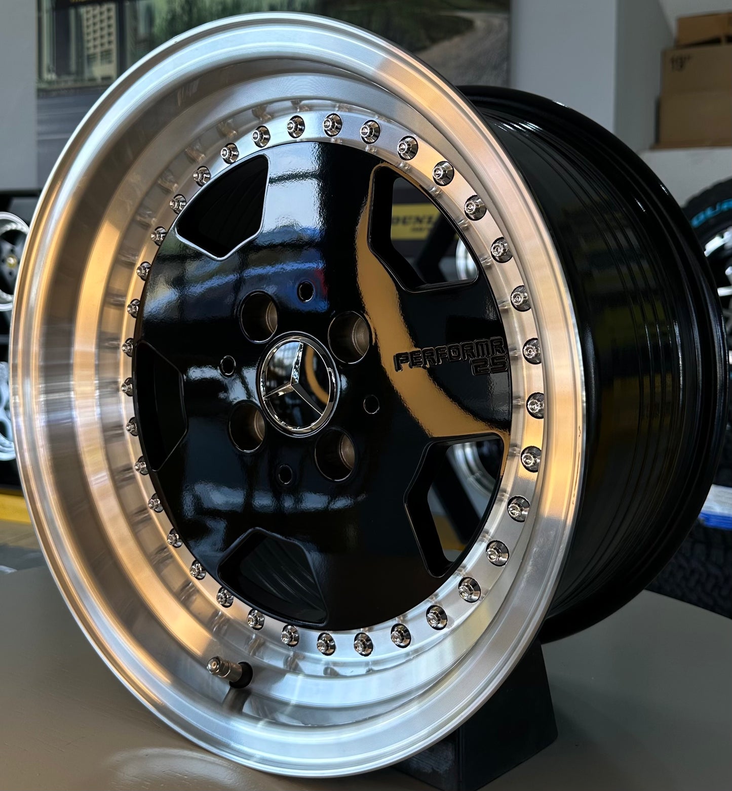 15" MONO 4X100 BLACK