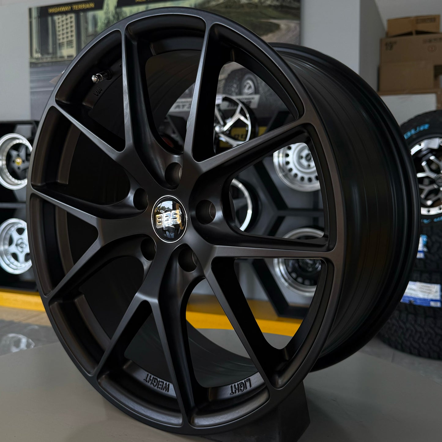 18" BBS 5X112/114 BLACK