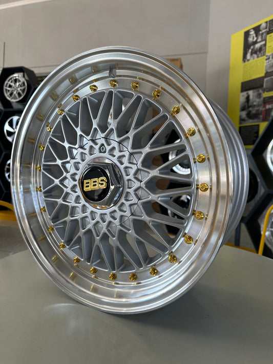 16" BBS 4X100/114 SILVER