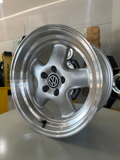 15" VR6 4X100 SILVER