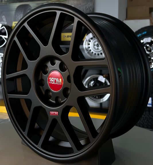 15" 3SDM 4X100/114 BLACK