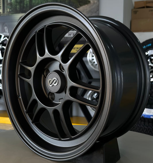 15" ENKEI 4X100 BLACK