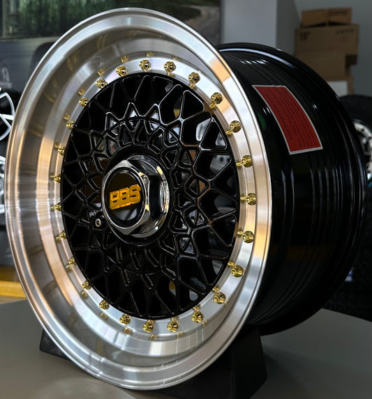 15" BBS 4X100/5X100 BLACK