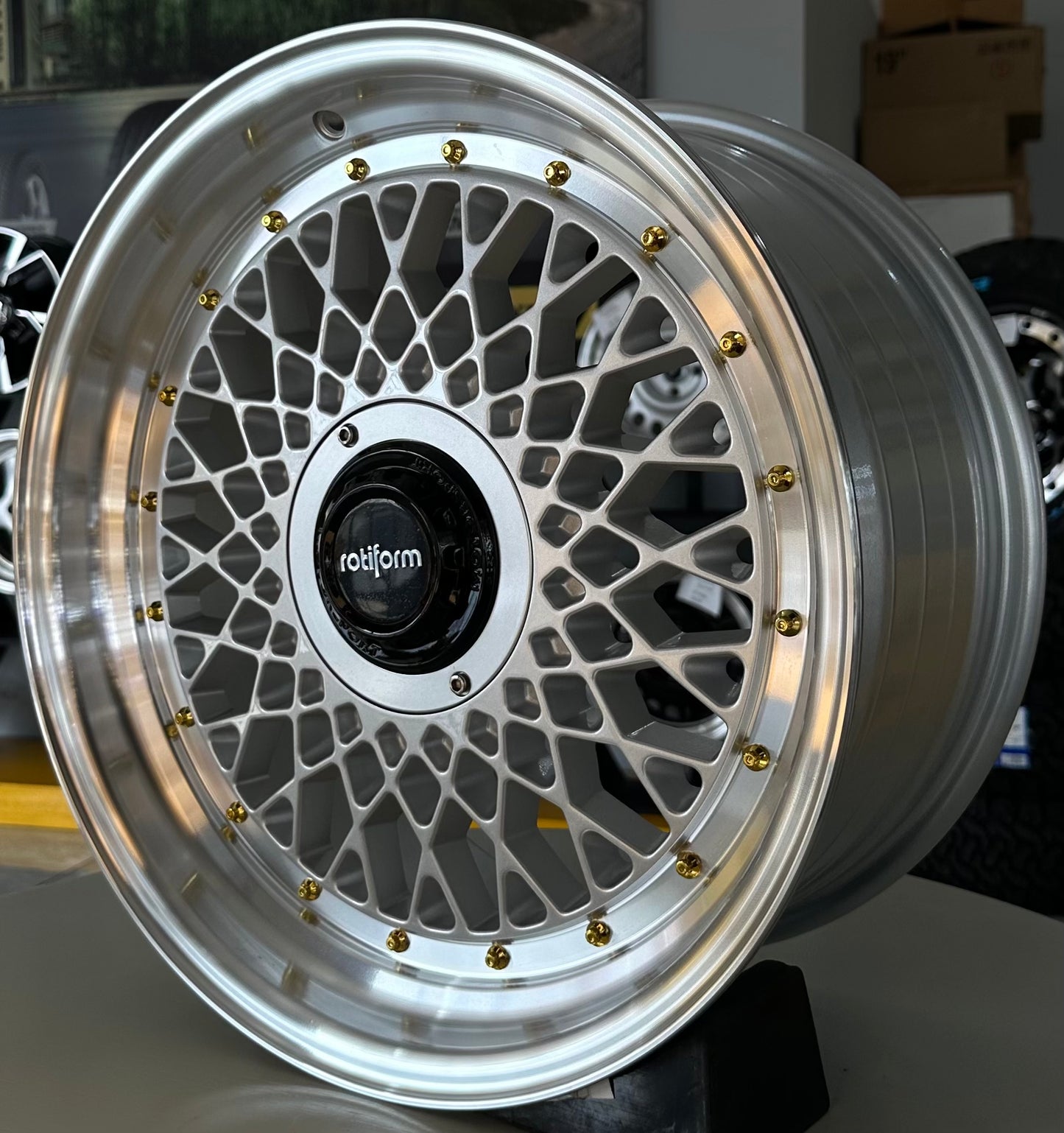 17" ROTIFORM 4/5X100 SILVER