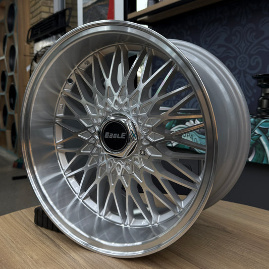 15" EAGLE 4X100/5X100 SILVER