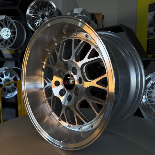 15" JF LUXURY 4X100/114 SILVER