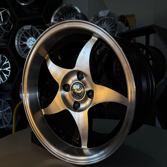 15" RXI BLADES 4X100 BLACK/SILVER