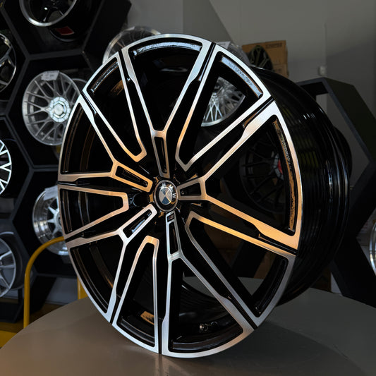 19" BMW 5X112 BLACK/SILVER