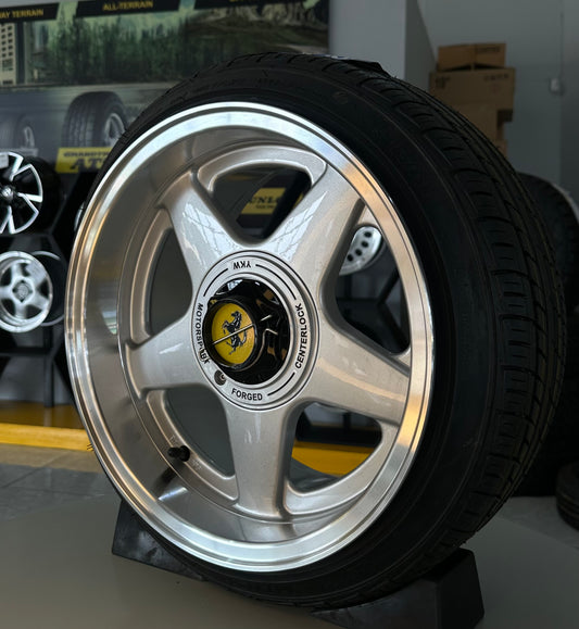 15" FERRARI 4X100/108 SILVER