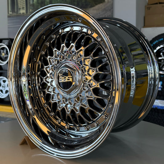 15" BBS 4X100/5X100 CHROME