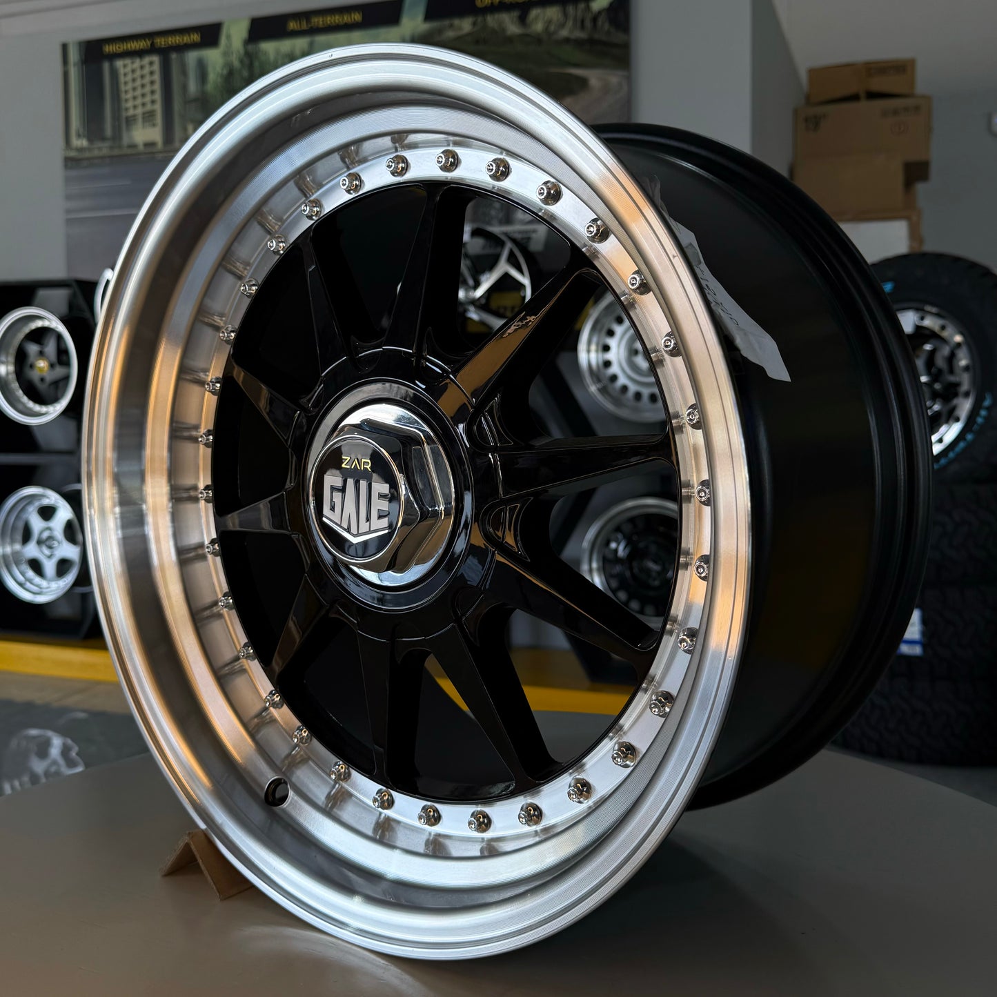 17" GALE 4X100/5X100 BLACK