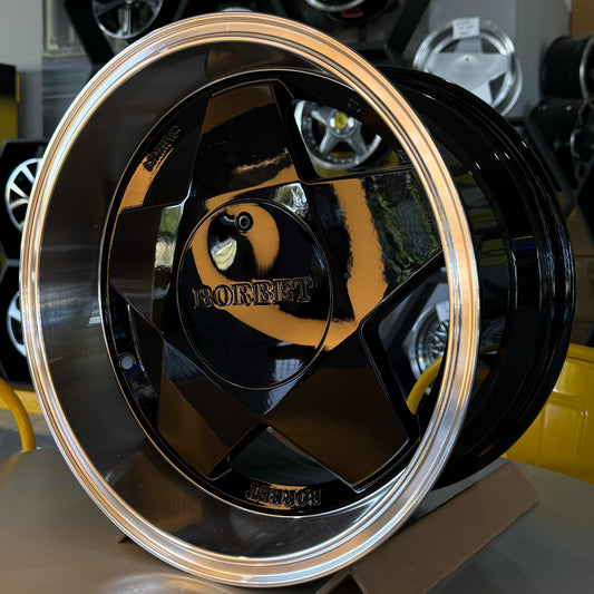 15" BORBET 4X100/108 BLACK