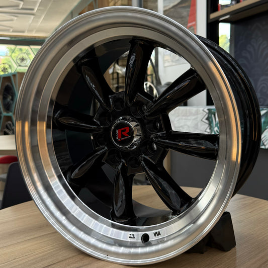 15" GANGR 4X100/108 BLACK
