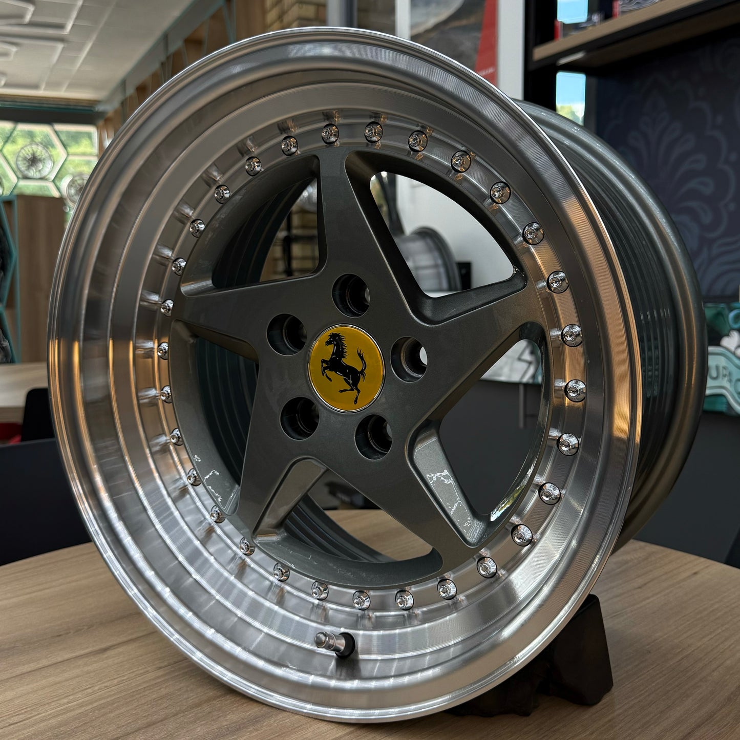 15" FERRARI BLADES 5X100 GREY