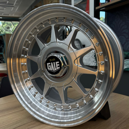 15" GALE 4X100/5X100 SILVER