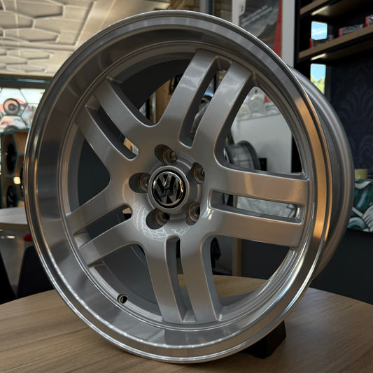 17" VW LONGBEACH 5X100 SILVER