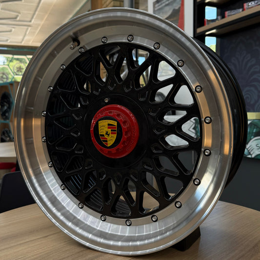 17" PORSCHE CUP 4X100/114 BLACK