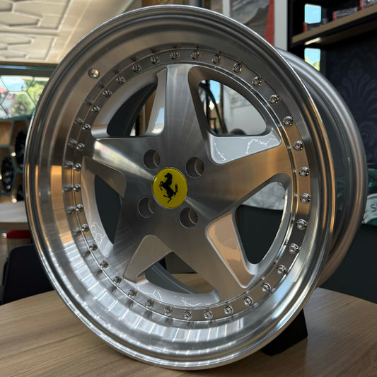 17" FERRARI BLADES 4X100 SILVER