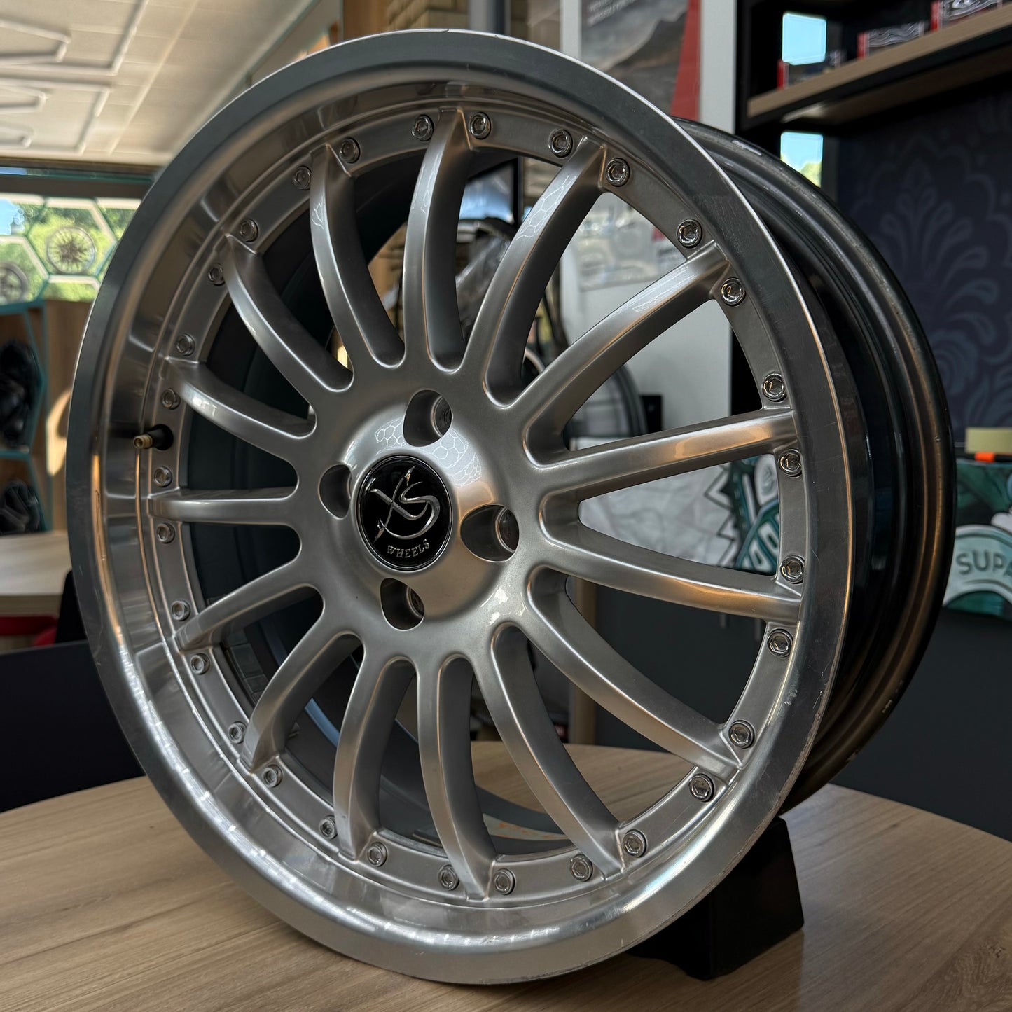 17" XS WHEELS 4X100 SILVER