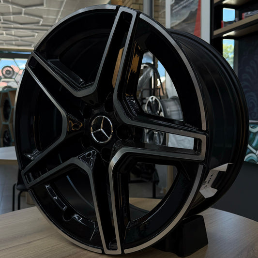 18" MERCEDES 5X112 BLACK/SILVER