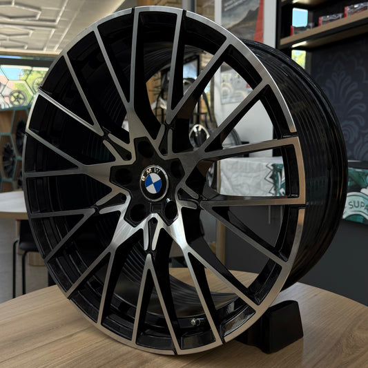 19" BMW 5X112 BLACK/SILVER